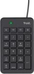 Trust Xalas USB numerikus billentyűzet, fekete (22221) (22221)