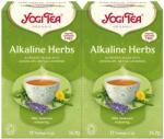 YOGI TEA 2x Bio Alkaline Herbal gyógytea készlet, 17 tasak, 35.7 g
