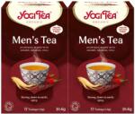 YOGI TEA 2x Bio tea készlet, Férfiaknak, 17 tasak, 30.6 g
