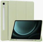 Techsuit Samsung Galaxy Tab S9 FE - Techsuit - Flex Trifold (ceruzatartóval) - Matchazöld tok
