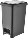 Dünya Plastik Slim pedálos szemetes Antracit 25L (01043)