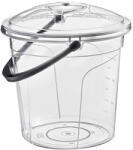  Átlátszó vödör fedéllel 10L