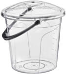  Átlátszó vödör fedéllel 20L
