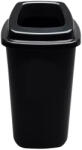 Plafor Sort szelektív hulladékgyűjtő szemetes Fekete-Fekete 28L (PL683-08)