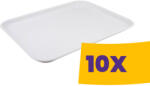  Gastro tálca kicsi műanyag fehér 10db