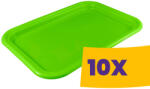  Csilla műanyag tálca kicsi zöld 10db