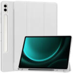 Techsuit Samsung Galaxy Tab S9 FE Plus Szürke Techsuit Flex Trifold (ceruzatartóval) tok