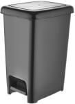 Dünya Plastik Slim pedálos szemetes Antracit 60L (01045)