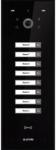 ELECTRA Videointerfon de exterior Electra VPU. 08F03. ELBTL, 8 familii, 800 LTV, RFID, incastrat, negru (VPU.08F03.ELBTL)
