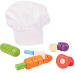 Bigjigs Toys Set din lemn Bigjigs - Legume de taiat (BJ649) Bucatarie copii