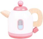 Bigjigs Toys Jucarie din lemn pentru copii Bigjigs - Fierbator de apa, roz (BJ426) Bucatarie copii