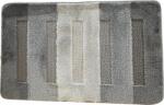Quadrat Gold fürdőszobaszőnyeg 80x50cm szürke sávos 1800gsm