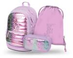 Baagl SET 3 Core Lavender: rucsac, penar, saculet (A-35029)
