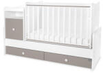 Lorelli Trend PLUS Kombi Ágy - 70x165 cm, Fehér/String