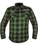 W-TEC Black Heart Motoros ing W-TEC Black Heart Rattlesneak zöld-fekete kockás 3XL