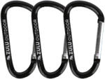 Zulu L 3-pack segéd karabiner fekete