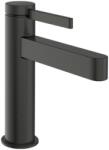 Hansgrohe Finoris Egykaros mosdócsaptelep 110, CoolStart, push-open lefolyógarnitúrával, Szálcsiszolt Fekete Króm 76024340 (76024340)
