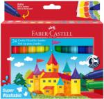 Faber-Castell Carioci superlavabile, 24 culori/set, Jumbo FABER-CASTELL (FC154324)