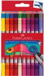 Faber-Castell Carioci cu 2 capete, 20 culori/set, FABER-CASTELL (FC151119)