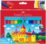 Faber-Castell Carioci superlavabile, 12 culori/set, Jumbo FABER-CASTELL (FC154311)