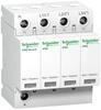 Schneider Electric ACTI9 iPRD túlfeszültség-korlátozó, cserélhető betéttel, 20kA, 3P-N, 350V A9L20600 Schneider (A9L20600)