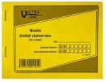 VECTRALINE Nyomtatvány nyugta átvételi elismervény VECTRALINE A/6 fekvõ 50x3 lapos (B13-67/V) - tonerpiac