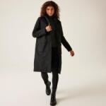 REGATTA Yarli Női bélelt meleg kabát 15000 vízálló és lélegző fekete|szürke