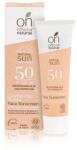 Officina Naturae Cremă de protecție solară tonifiantă pentru față SPF 50 Neparfumată 30 ml