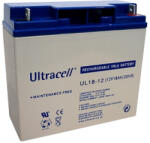 Ultracell UL18-12 12V 18Ah zselés ólom akkumulátor gondozásmentes (UL18-12)