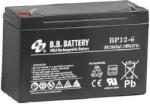 BB Battery BP12-6 6V 12Ah zárt, gondozásmentes AGM akkumulátor