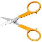 Fiskars Olló, körömvágó, 10 cm, egyenes, FISKARS "Classic", narancssárga (IF1075060) - kecskemetirodaszer