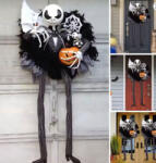  Ajtódísz Jack Skellington