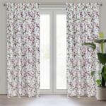 Takoy Draperie ARLETA din țesătură moale cu imprimeu floral de 140 x 270 cm