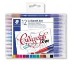 STAEDTLER Двувърхи калиграфски маркери staedtler 12 цвята