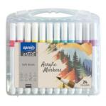Spree Акрилни маркери SPREE Art Soft Brush 24 цвята