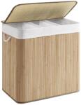 Leobert Cos rufe, 3 compartimente, bambus, natur, 150 L, 60x40x61.5 cm, Artool (2443_1) - edanco