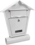Damech Cutie postala, cu loc pentru ziar, alb, format B6, 29.5x7.5x37.5 cm, Damech (SD1TA)