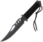 Depox Cutit de vanatoare DEPOX®, Extreme Battle, negru, 28.5 cm, teaca inclusa (G43)