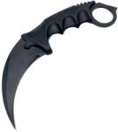 Depox Cutit karambit de vanatoare DEPOX®, Comando Specialist, teaca si snur de agatat, 18.5 cm, negru (C132-2)