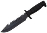 Depox Cutit de vanatoare DEPOX®, Military Assault, 29 cm, negru, teaca inclusa (I111)