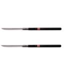 DEPOX Pachet doua Sabii de vanatoare Shaolin Master, model baston, 55 cm, negru, teaca inclusa (G96 + G96)