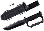 Depox Cutit de vanatoare DEPOX®, Juggernaut Assault, 31 cm, otel inoxidabil, negru (A160-1)