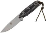 Depox Cutit de vanatoare DEPOX®, Polish Legacy, otel inoxidabil, 21 cm, negru, teaca inclusa (I83)
