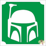  5x5 cm-es Csillám tetoválás sablon - Star Wars 35 - mkbazar