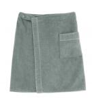 Zwoltex SAUNA Zsebes Kilt Szaunatörölköző (60cm x 171cm) - Szürke