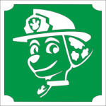  5x5 cm-es Csillám tetoválás sablon - Mancs őrjárat, Marshall 217