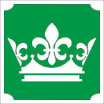  5x5 cm-es Csillám tetoválás sablon - Korona 367