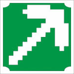  5x5 cm-es Csillám tetoválás sablon - Minecraft 29