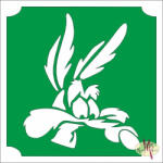  5x5 cm-es Csillámtetoválás sablon - 329 - mkbazar