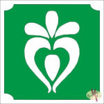  5x5 cm-es Csillámtetoválás sablon - Magyar motívum virág 190 - mkbazar